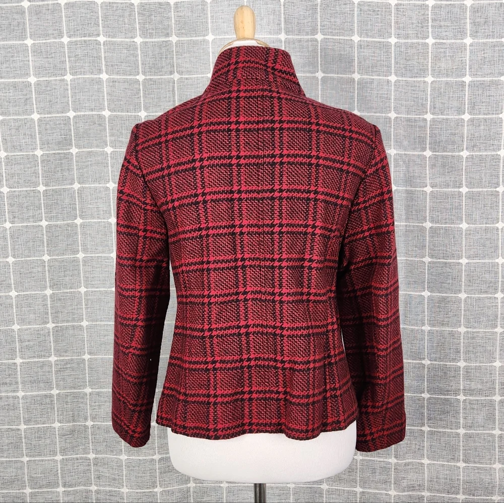 Talbots Red Plaid Jacket